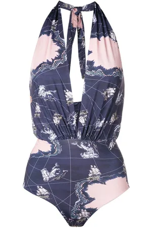 CLUBE BOSSA Costume intero Deneuve con stampa grafica