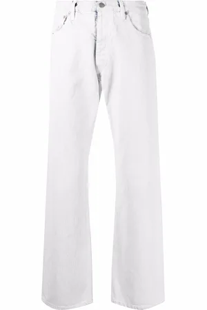 Maison Margiela Jeans dritti con vita media