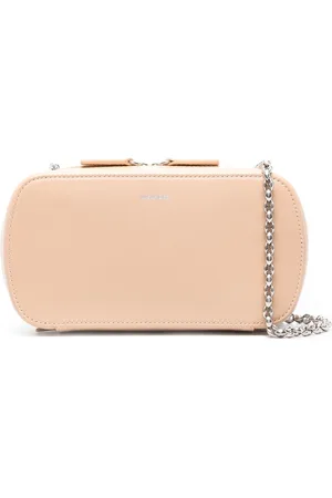 Jil Sander Borsa a spalla con stampa in pelle