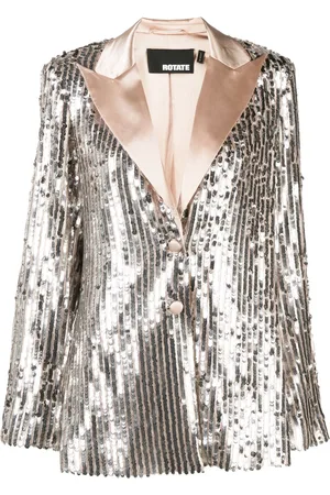 ROTATE Blazer monopetto con paillettes