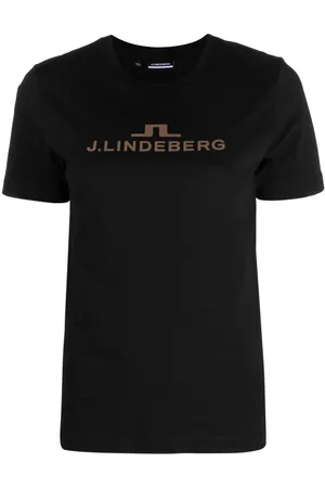 J Lindeberg Donna T-shirt - T-shirt Alpha con stampa - Nero