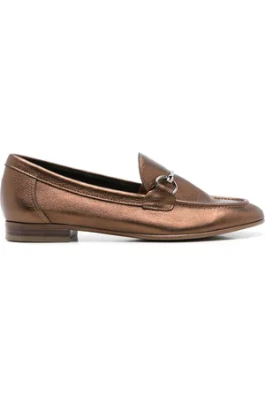 Sarah Chofakian Mocassini Siena Oxford metallizzati