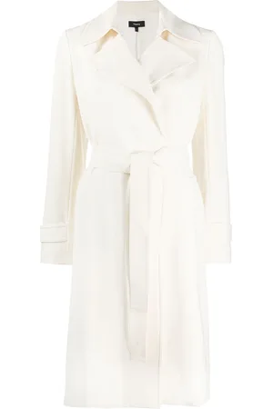 THEORY Trench con cintura