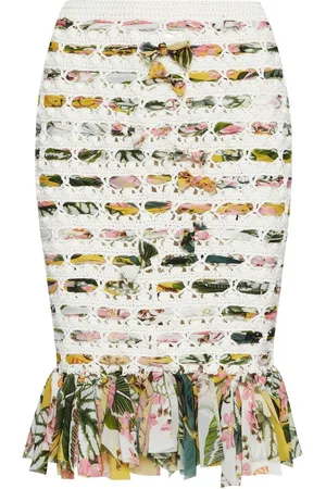 Oscar de la Renta Gonna a fiori
