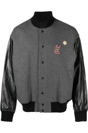 Helmut Lang Bomber Varsity con logo
