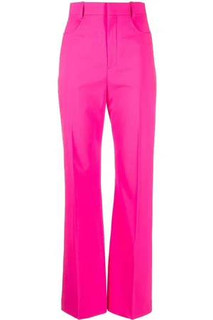 Jacquemus Pantaloni svasati Sauge a vita alta