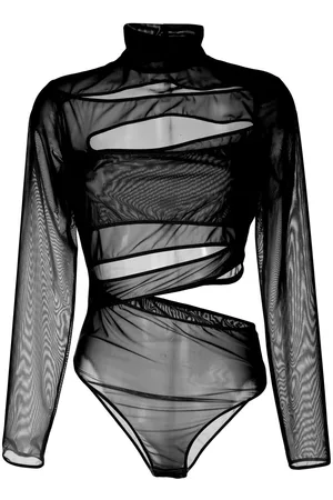 Boyarovskaya Body semi trasparente con inserti