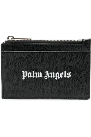 Palm Angels Portacarte Gothic con stampa