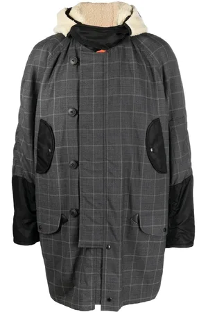 JUNYA WATANABE Cappotto con design patchwork