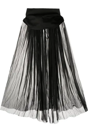 Rick Owens Mantella trasparente con collo alto