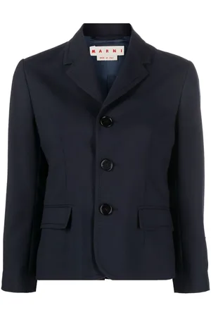 Marni Blazer monopetto con applicazione