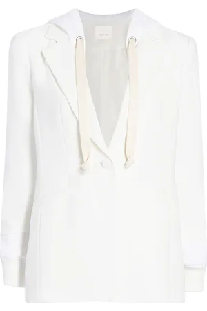 Cinq A Sept Blazer monopetto con cappuccio