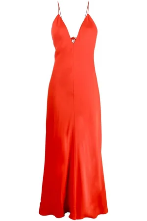 Stella McCartney Abito lungo con scollo a V