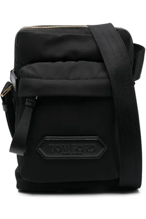 Tom Ford Borsa messenger con applicazione