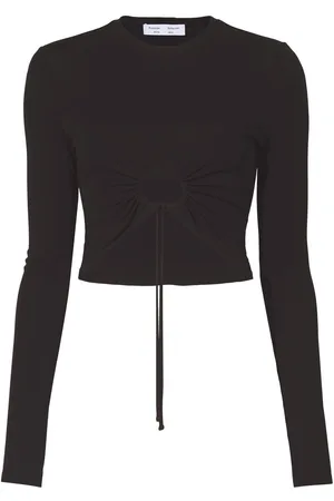 Proenza Schouler Top crop con dettaglio cut-out