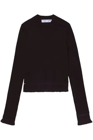 Proenza Schouler Maglione crop effetto ciniglia