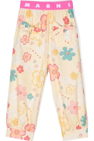 Marni Pantaloni dritti a fiori