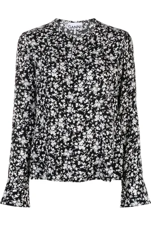 Ganni Blusa a fiori