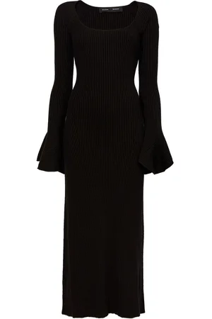 Proenza Schouler Abito midi con maniche svasate