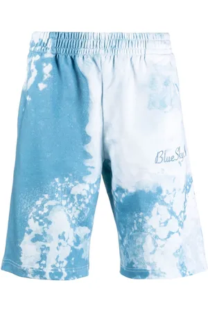 BLUE SKY INN Shorts sportivi con fantasia tie-dye