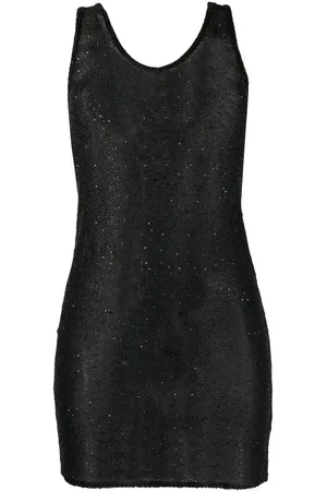 REMAIN Top con paillettes effetto trasparente