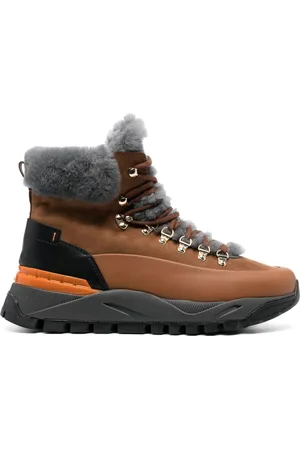 santoni Stivaletti con fodera shearling