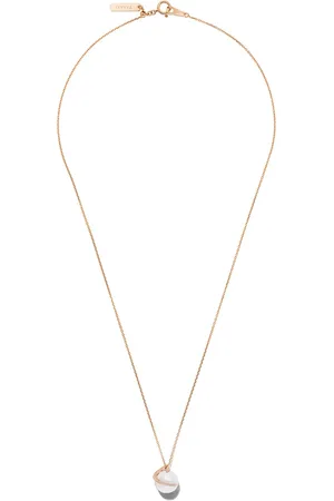 Tasaki Collana con pendente in oro 18kt e perle Akoya
