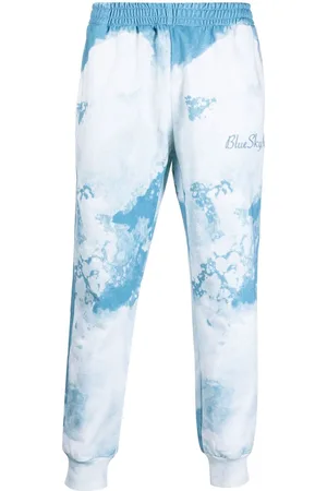 BLUE SKY INN Pantaloni sportivi con fantasia tie-dye