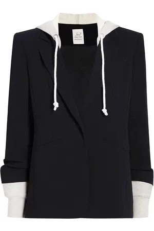 Cinq A Sept Blazer monopetto con cappuccio