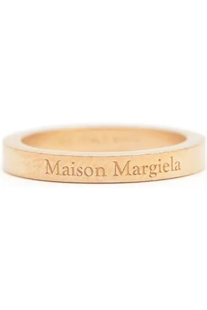 Maison Margiela Anello a fascia con logo inciso