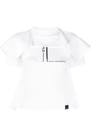 Courrèges T-shirt con ruches