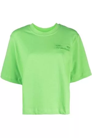 Baum und Pferdgarten Donna T-shirt - T-shirt con logo goffrato - Verde