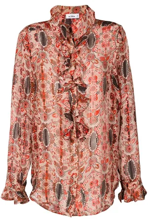 AMIR SLAMA Blusa a fiori