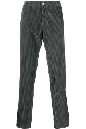 Kiton Pantaloni dritti a coste