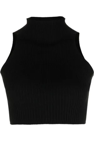 AERON Top corto a collo alto