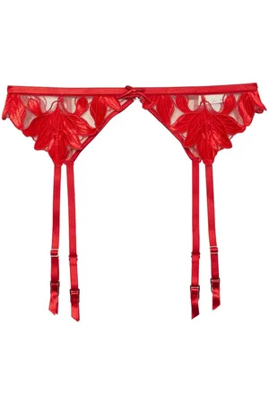 FLEUR DU MAL Reggicalze Lily con ricamo