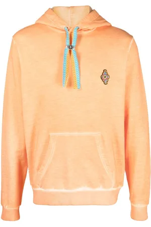 MARCELO BURLON Felpa Sunset Cross con coulisse