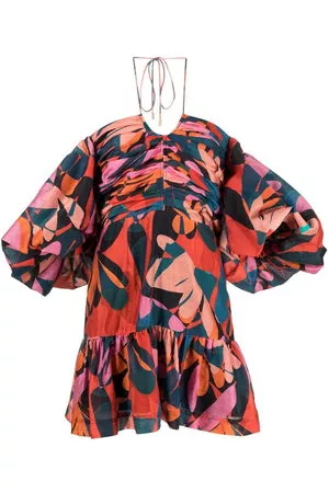 Rebecca Vallance Donna Vestiti con maniche a sbuffo - Abito corto Cataline con maniche a palloncino - Multicolore