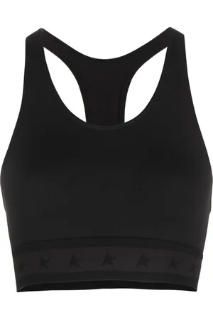 Golden Goose Top corto con banda logo