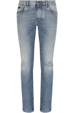 Dolce & Gabbana Jeans skinny con effetto vissuto