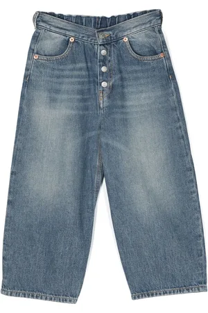 Maison Margiela Jeans dritti con applicazione logo