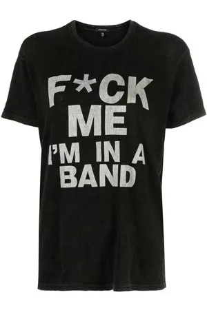 R13 Donna T-shirt - T-shirt con stampa - Nero