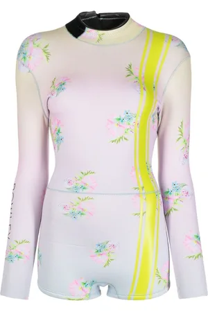 Cynthia Rowley Costume intero a righe