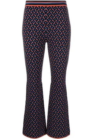 Diane von Furstenberg Pantaloni Juno con motivo jacquard