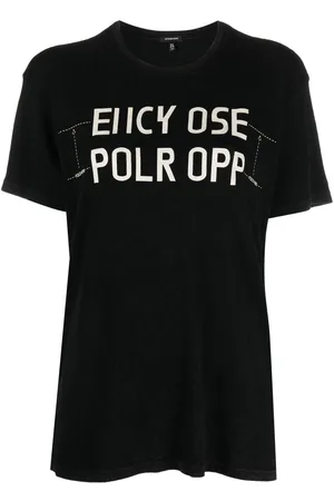 R13 T-shirt con stampa