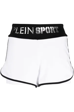 Philipp Plein Shorts da corsa con logo
