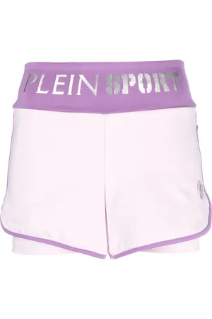 Philipp Plein Shorts da corsa con logo