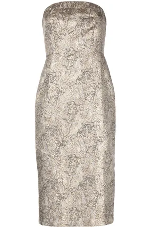 Sachin & Babi Abito midi Isa jacquard