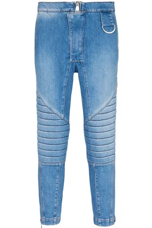 Balmain Jeans slim a vita bassa