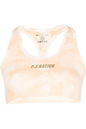 P.E Nation Reggiseno sportivo con fantasia tie dye